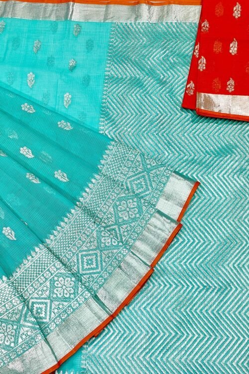 PURE SKIRT DESIGN ZARIKOTA HANDLOOM SAREE S-114