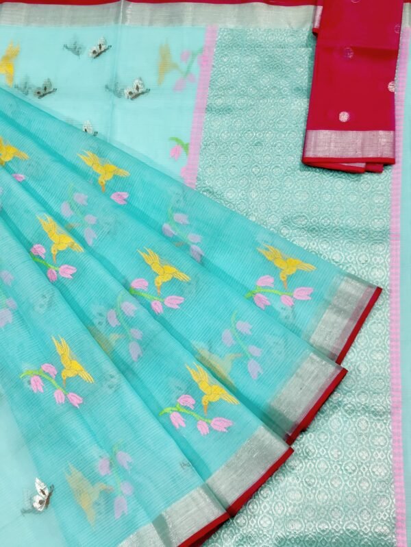 PURE ZARIKOTA HANDLOOM BUTA SAREE WITH BLOUSE B540