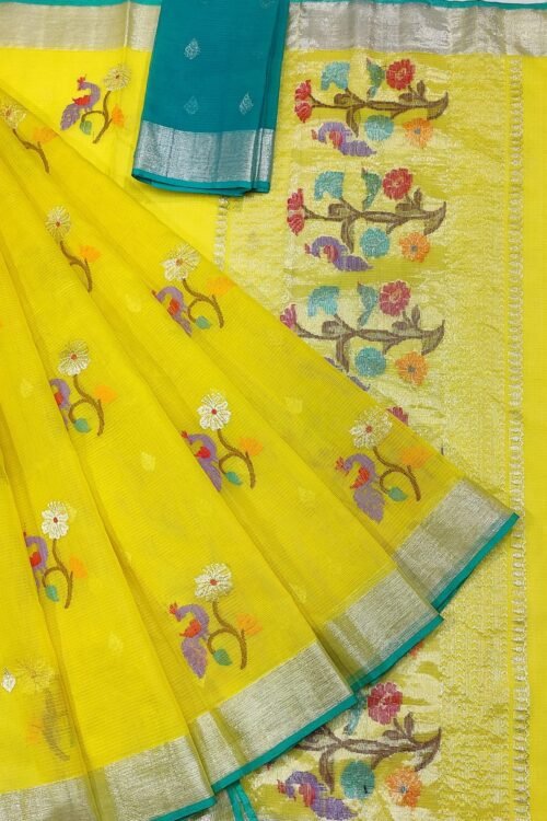 PURE ZARIKOTA HANDLOOM BUTA SAREE WITH BLOUSE B539