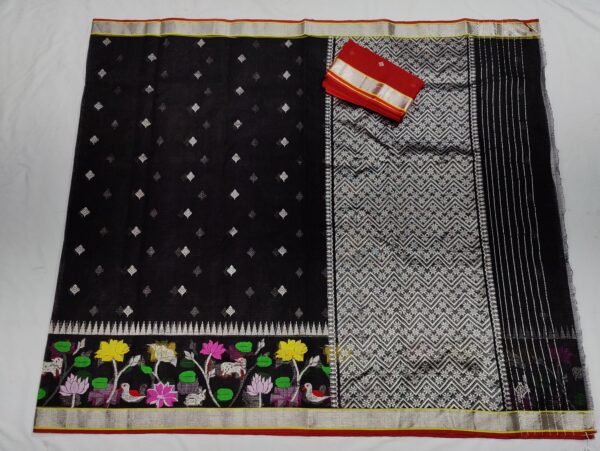 PURE SKIRT DESIGN ZARIKOTA HANDLOOM SAREE S-129 - Image 4