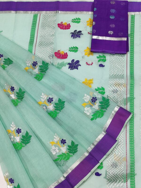 PURE ZARIKOTA HANDLOOM BUTA SAREE WITH BLOUSE B662