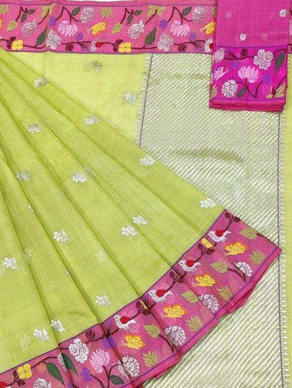 PURE BOTH SIDE PAITHANI BORDER ZARIKOTA HANDLOOM SAREE S-76
