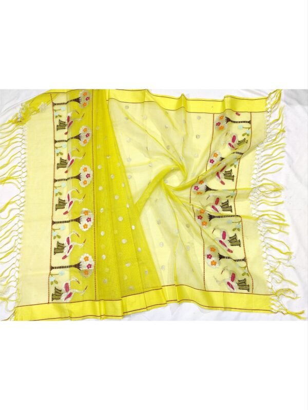 PURE ZARIKOTA HANDLOOM DUPATTA D-85
