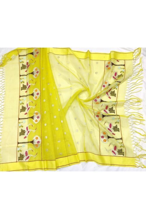PURE ZARIKOTA HANDLOOM DUPATTA D-85