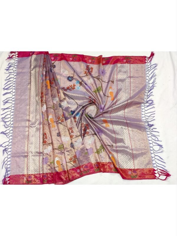 PURE GOLD DOUBLE TISSUE ALL OVER JAAL ZARIKOTA HANDLOOM DUPATTA D-87