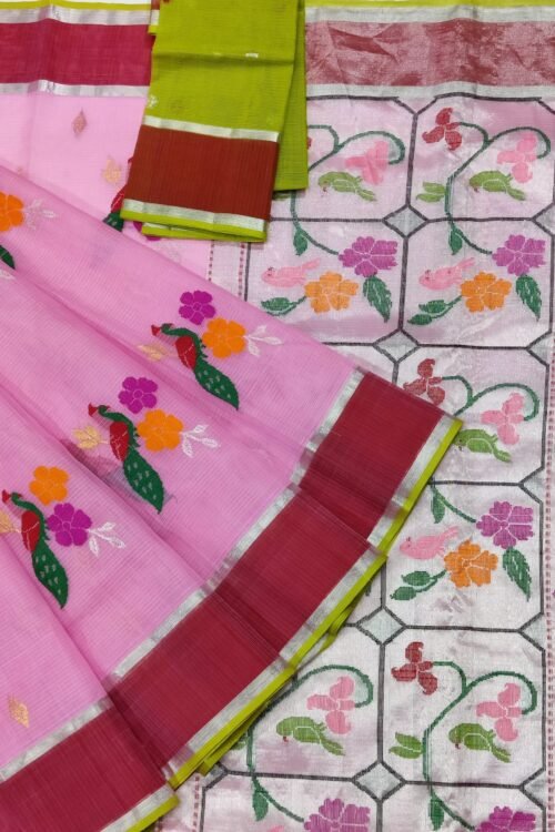 PURE ZARIKOTA HANDLOOM BUTA SAREE WITH BLOUSE B698
