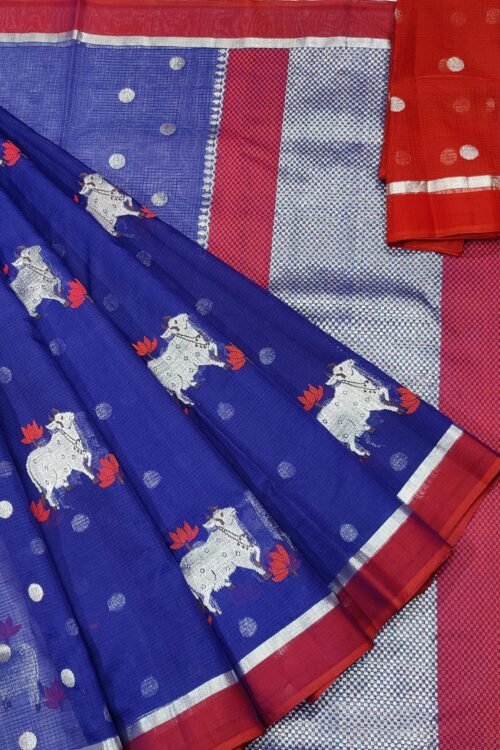 PURE ZARIKOTA HANDLOOM BUTA SAREE WITH BLOUSE B699