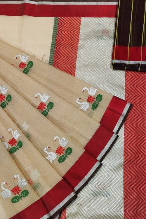 PURE ZARIKOTA HANDLOOM BUTA SAREE WITH BLOUSE B692