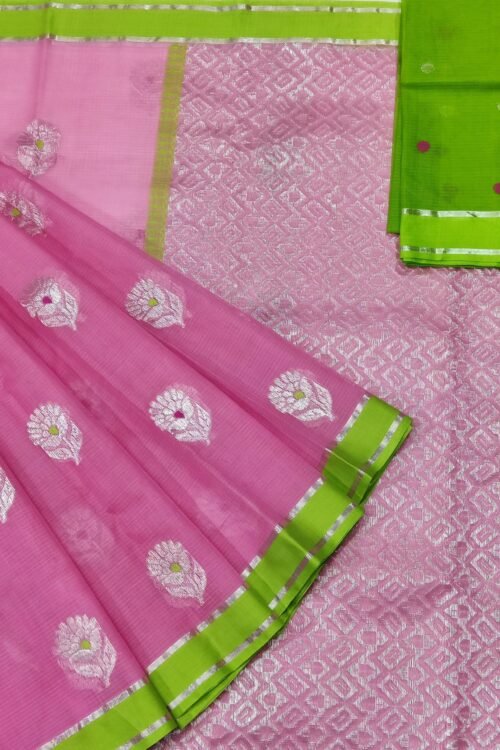 PURE ZARIKOTA HANDLOOM BUTA SAREE WITH BLOUSE B697