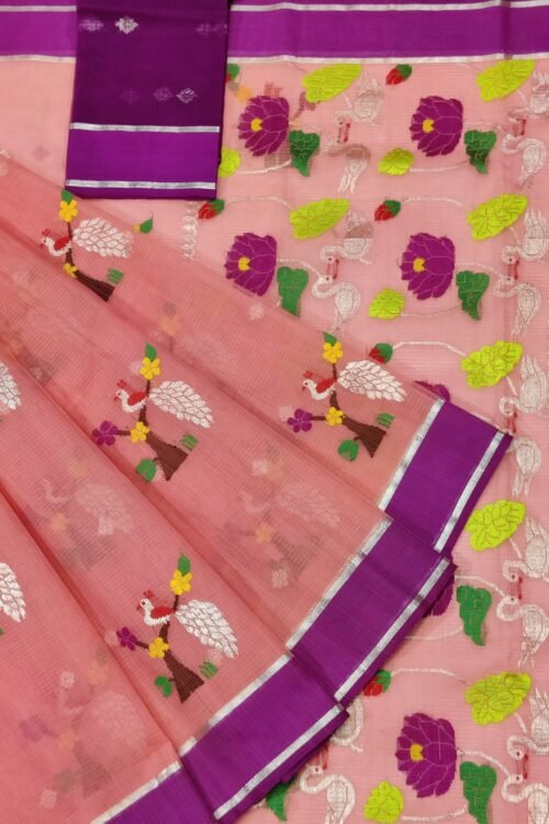 PURE ZARIKOTA HANDLOOM BUTA SAREE WITH BLOUSE B696