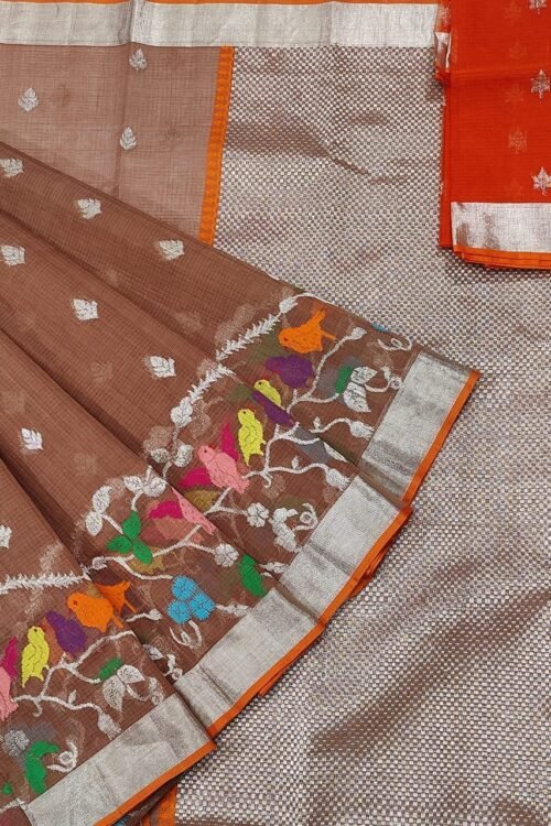 PURE SKIRT DESIGN ZARIKOTA HANDLOOM SAREE S-137