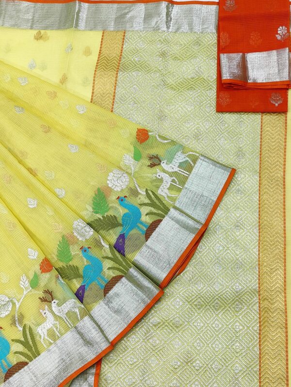 PURE SKIRT DESIGN ZARIKOTA HANDLOOM SAREE S-128