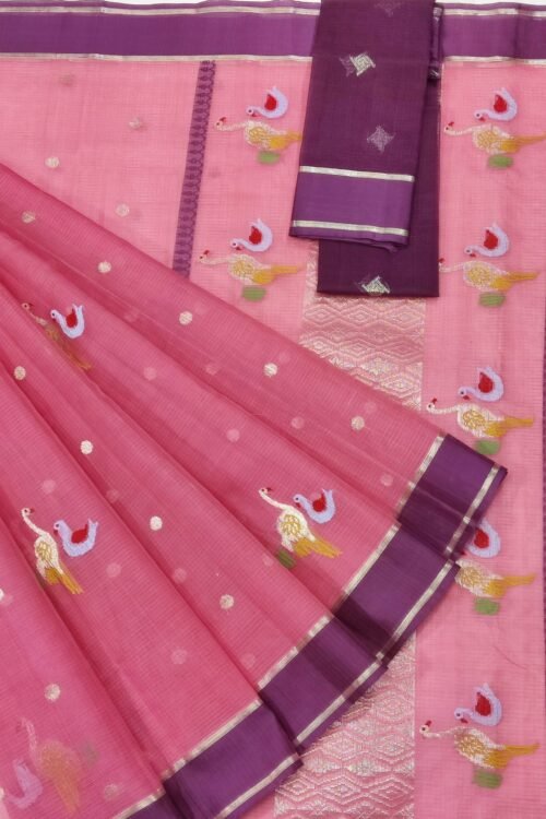 PURE ZARIKOTA HANDLOOM BUTA SAREE WITH BLOUSE B654