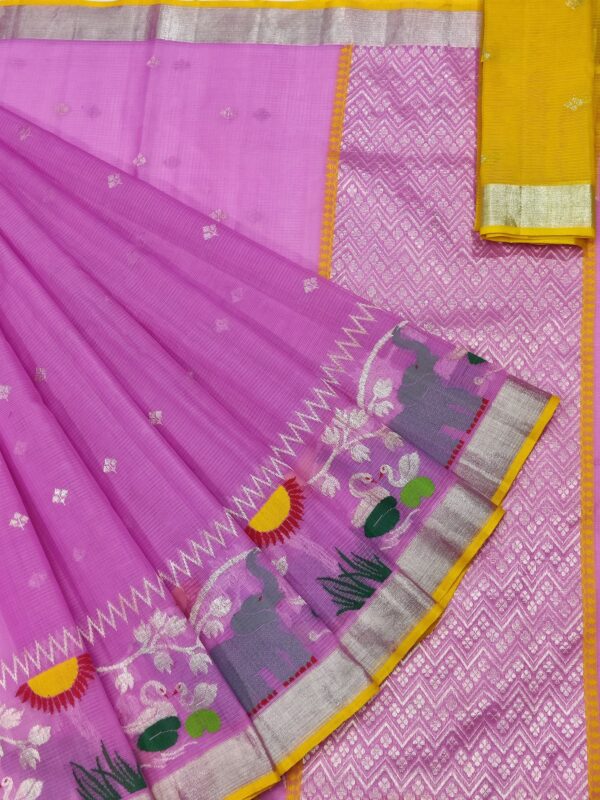 PURE SKIRT DESIGN ZARIKOTA HANDLOOM SAREE S-132