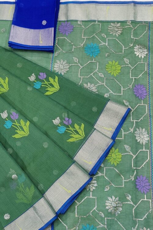 PURE ZARIKOTA HANDLOOM BUTA SAREE WITH BLOUSE B702