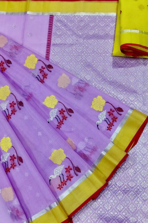 PURE ZARIKOTA HANDLOOM BUTA SAREE WITH BLOUSE B767