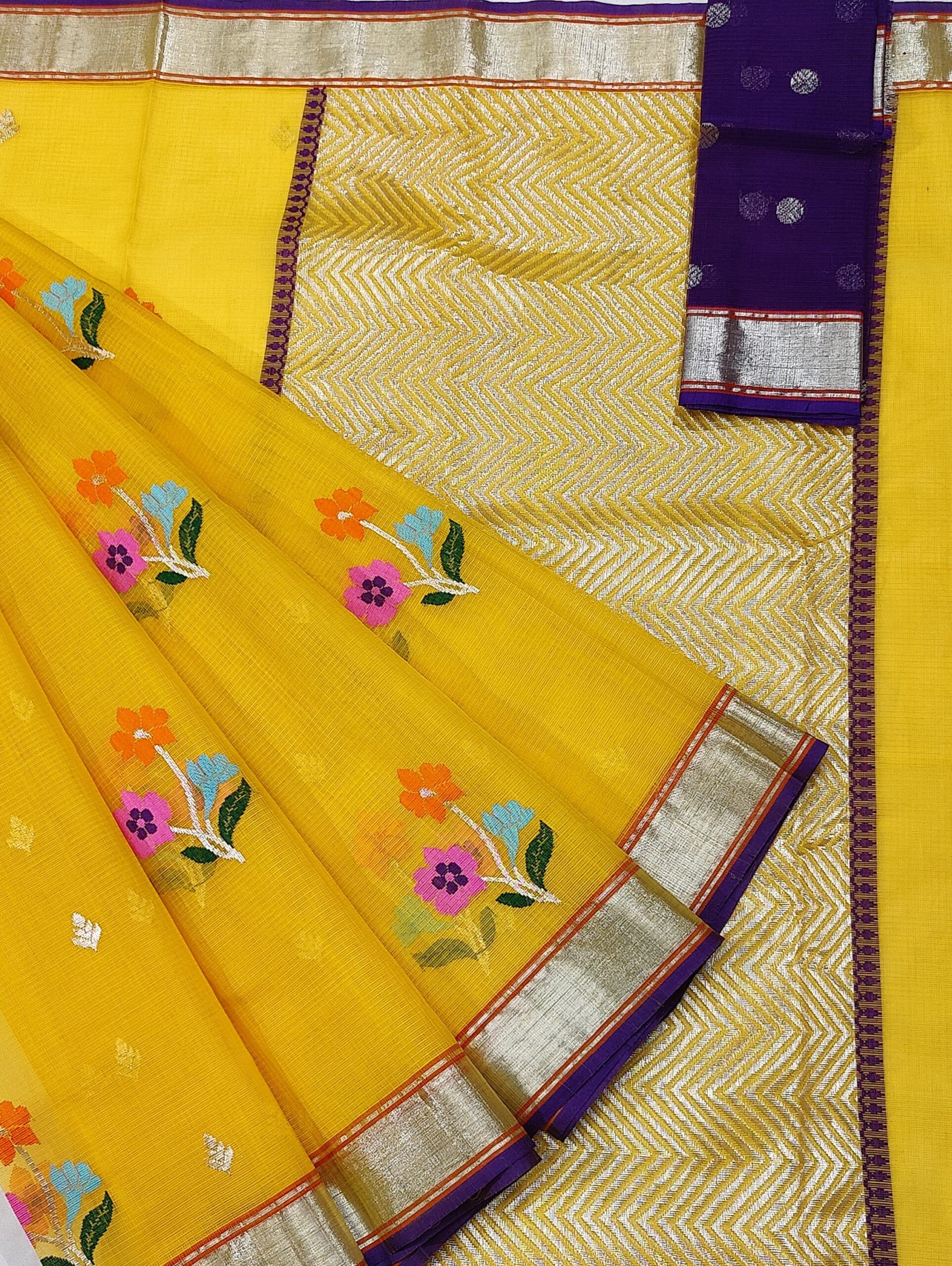 PURE ZARIKOTA HANDLOOM BUTA SAREE WITH BLOUSE B761