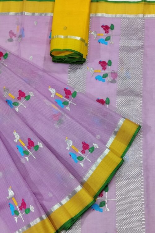 PURE ZARIKOTA HANDLOOM BUTA SAREE WITH BLOUSE B766