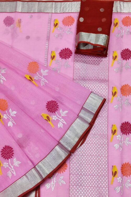 PURE ZARIKOTA HANDLOOM BUTA SAREE WITH BLOUSE B770