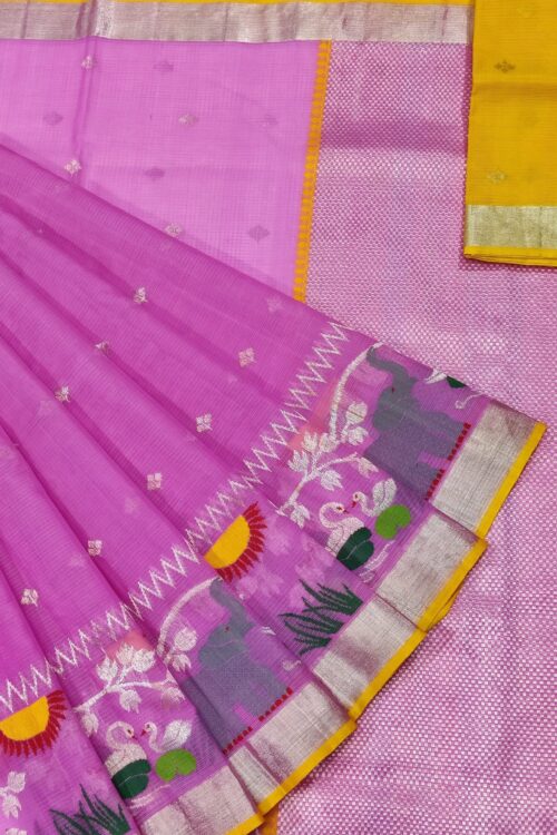 PURE SKIRT DESIGN ZARIKOTA HANDLOOM SAREE S-139