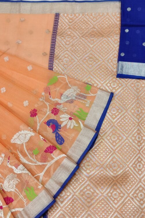 PURE SKIRT DESIGN ZARIKOTA HANDLOOM SAREE S-140