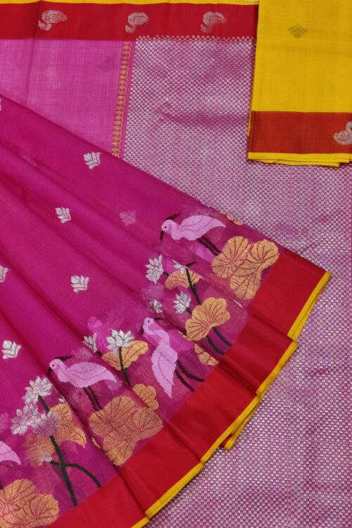 PURE SKIRT DESIGN ZARIKOTA HANDLOOM SAREE S-149