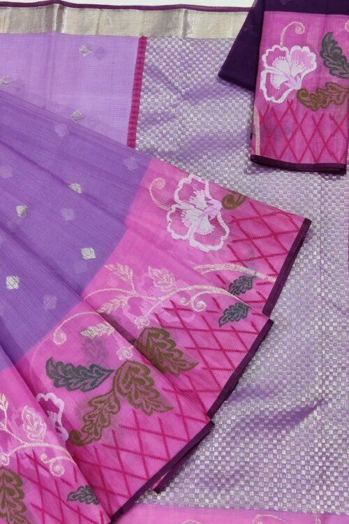 PURE BOTH SIDE PAITHANI BORDER ZARIKOTA HANDLOOM SAREE S-76