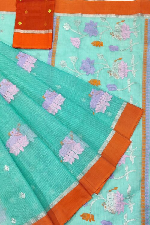 PURE ZARIKOTA HANDLOOM BUTA SAREE WITH BLOUSE B709
