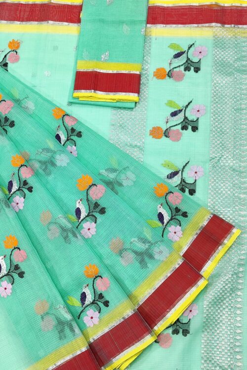 PURE ZARIKOTA HANDLOOM BUTA SAREE WITH BLOUSE B775