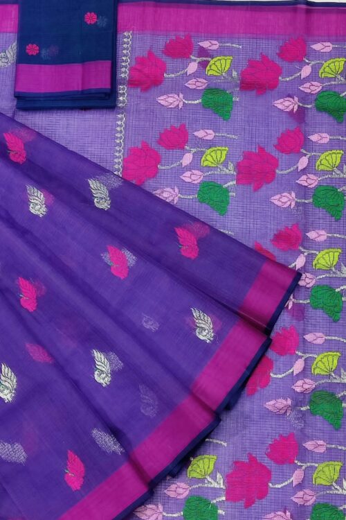 PURE ZARIKOTA HANDLOOM BUTA SAREE WITH BLOUSE B781