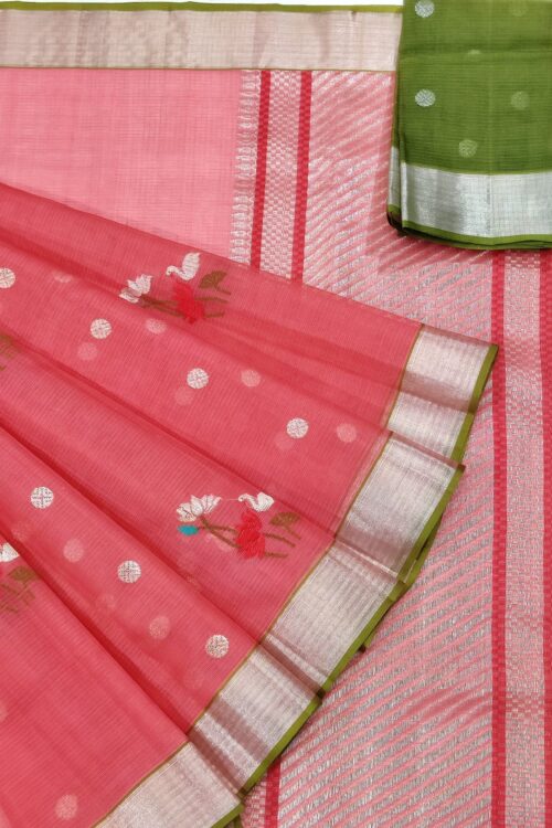 PURE ZARIKOTA HANDLOOM BUTA SAREE WITH BLOUSE B800