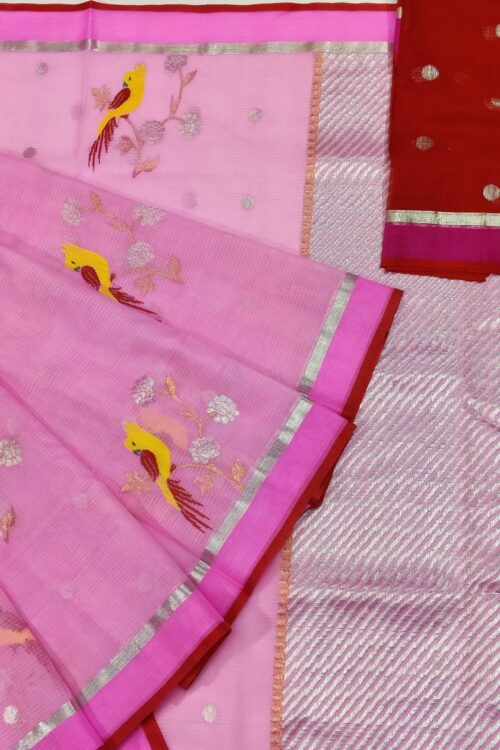 PURE ZARIKOTA HANDLOOM BUTA SAREE WITH BLOUSE B802