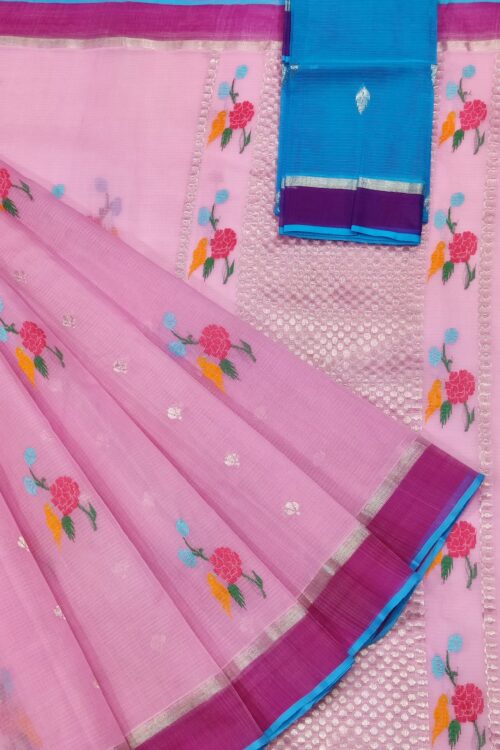 PURE ZARIKOTA HANDLOOM BUTA SAREE WITH BLOUSE B797