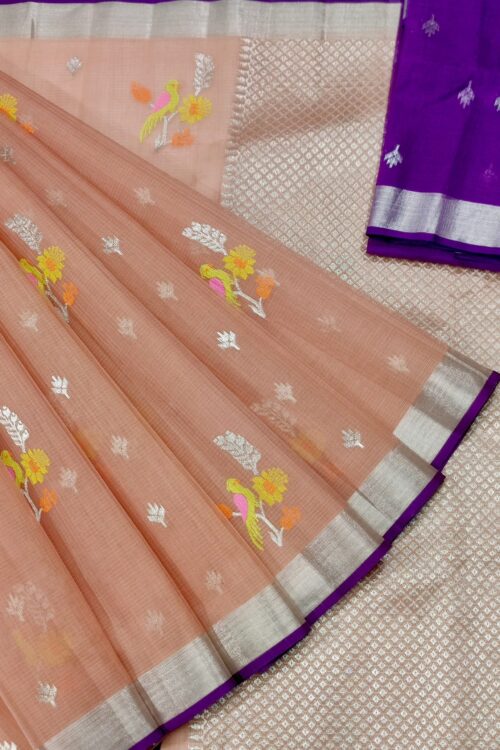 PURE ZARIKOTA HANDLOOM BUTA SAREE WITH BLOUSE B805