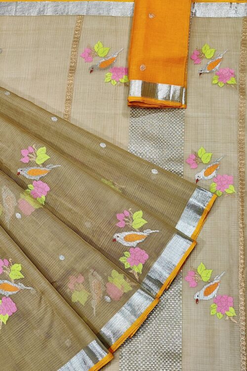 PURE ZARIKOTA HANDLOOM BUTA SAREE WITH BLOUSE B809