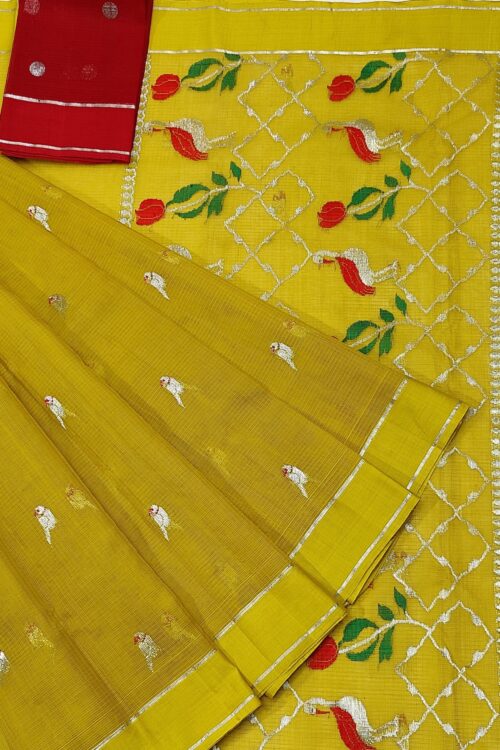 PURE ZARIKOTA HANDLOOM BUTA SAREE WITH BLOUSE B803