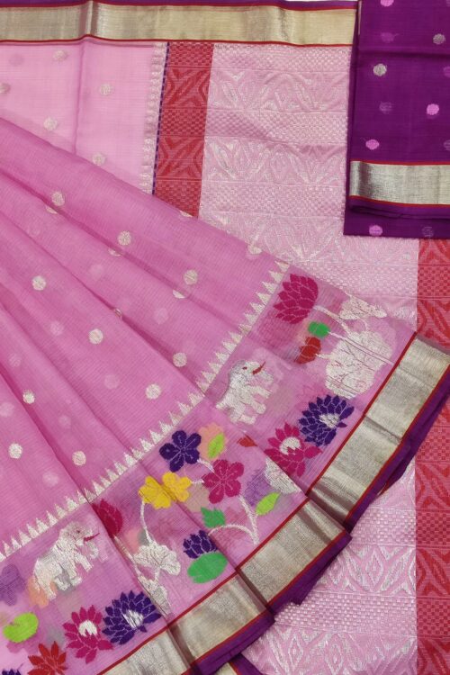 PURE SKIRT DESIGN ZARIKOTA HANDLOOM SAREE S-151