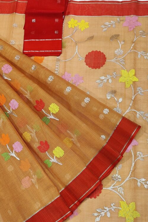 PURE ZARIKOTA HANDLOOM BUTA SAREE WITH BLOUSE B815