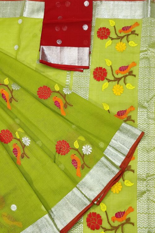 PURE ZARIKOTA HANDLOOM BUTA SAREE WITH BLOUSE B816