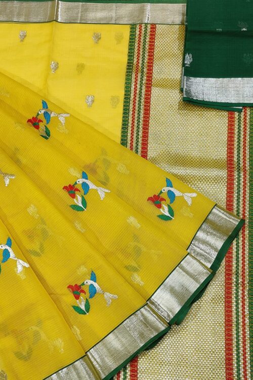 PURE ZARIKOTA HANDLOOM BUTA SAREE WITH BLOUSE B817