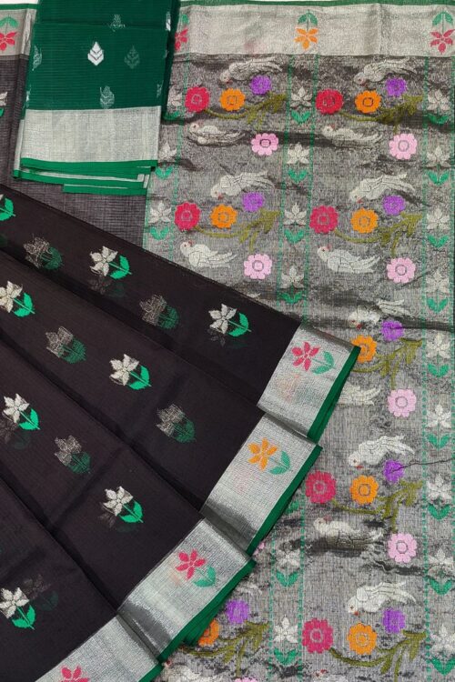 PURE ZARIKOTA HANDLOOM BUTA SAREE WITH BLOUSE B819