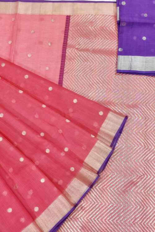 PURE ZARIKOTA HANDLOOM BUTA SAREE WITH BLOUSE B821