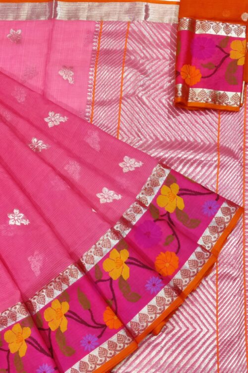 PURE BOTH SIDE PAITHANI BORDER ZARIKOTA HANDLOOM SAREE S-82