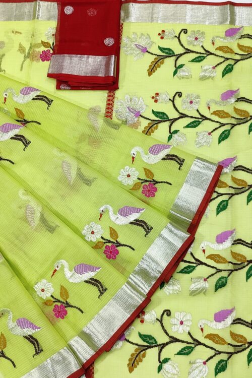 PURE ZARIKOTA HANDLOOM BUTA SAREE WITH BLOUSE B826