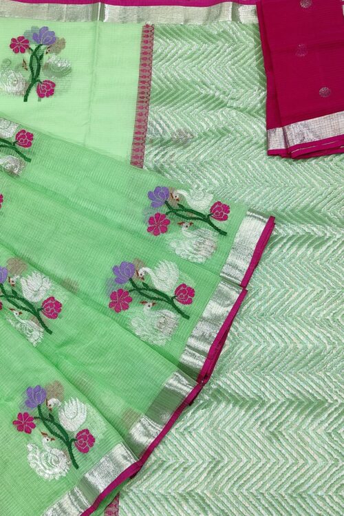 PURE ZARIKOTA HANDLOOM BUTA SAREE WITH BLOUSE B838