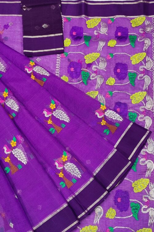PURE ZARIKOTA HANDLOOM BUTA SAREE WITH BLOUSE B835