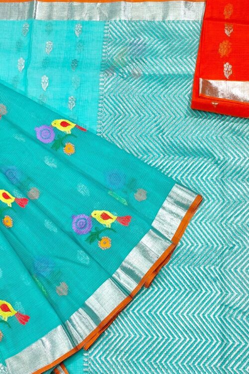 PURE ZARIKOTA HANDLOOM BUTA SAREE WITH BLOUSE B834