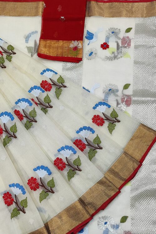 PURE ZARIKOTA HANDLOOM BUTA SAREE WITH BLOUSE B840