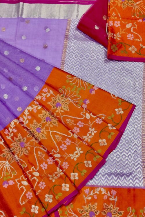 PURE BIG PAITHANI BORDER ZARIKOTA HANDLOOM SAREE S-83