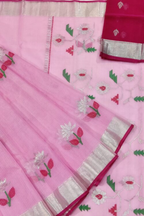 PURE ZARIKOTA HANDLOOM BUTA SAREE WITH BLOUSE B842